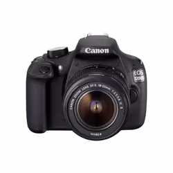 Canon EOS 1200D + EF-S 18-55mm, 18 MP, 5184 x 3456 pixels, CMOS, Full HD, 480 g, Noir