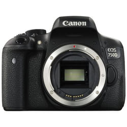 Canon EOS 750D Boîtier d'appareil-photo SLR 24,2 MP CMOS 6000 x 4000 pixels Noir