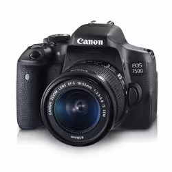 Canon EOS 750D + EF-S18-55mm IS STM Kit d'appareil-photo SLR 24,2 MP CMOS 6000 x 4000 pixels Noir - Vue supplémentaire 2