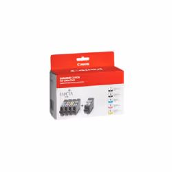 Canon Multipack de 5 cartouches d'encre PGI-9 PBK/C/M/Y/GY, Rendement standard, Cyan, Gris, Magenta, Photo noire, Jaune, 5 pi ...