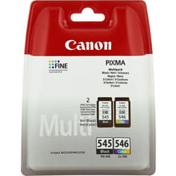 Canon PG-545XL/CL546XL cartouche d'encre 2 pièce(s) Original Rendement standard Noir, Cyan, Jaune, Magenta