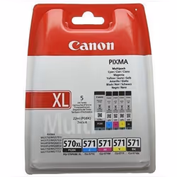 Canon PGI-570XL/CLI-571 PGBK, 22 ml, 7 ml, 5 pièce(s), Multi pack
