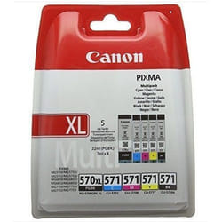 Canon PGI-570XL/CLI-571 PGBK cartouche d'encre 5 pièce(s) Original Noir, Cyan, Magenta, Jaune
