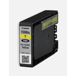 Canon PGI-1500XL Y cartouche d'encre Original Rendement élevé (XL) Jaune