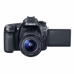 Canon EOS 80D + EF-S 18-55 IS STM Kit d'appareil-photo SLR 24,2 MP CMOS 6000 x 4000 pixels Noir