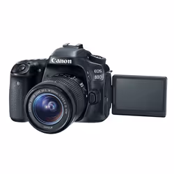 Canon EOS 80D + EF-S 18-55 IS STM Kit d'appareil-photo SLR 24,2 MP CMOS 6000 x 4000 pixels Noir - Vue supplémentaire 4