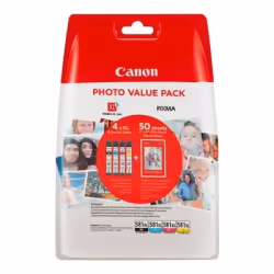 Canon Pack économique cartouches d'encre à haut rendement CLI-581XL BK/C/M/Y + papier photo, 8,3 ml, 8,3 ml, Multi pack