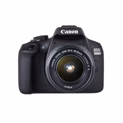 Canon EOS 2000D + EF-S 18-55mm f/3.5-5.6 IS II, 24,1 MP, 6000 x 4000 pixels, CMOS, Full HD, 475 g, Noir