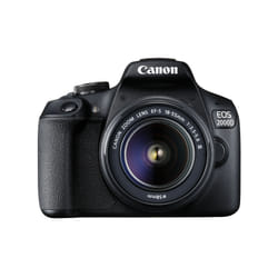 Canon EOS 2000D BK 18-55 IS + SB130 +16GB EU26 Kit d'appareil-photo SLR 24,1 MP CMOS 6000 x 4000 pixels Noir