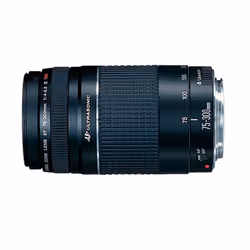 Canon EOS 2000D + EF-S 18-55mm f/3.5-5.6 IS II + EF 75-300mm f/4-5.6 III Kit d'appareil-photo SLR 24,1 MP CMOS 6000 x 4000 pixels Noir