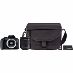 Canon EOS 2000D 18-55 DC + SB130 + 16GB, 24,1 MP, 6000 x 4000 pixels, CMOS, Full HD, 475 g, Noir