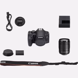 Canon EOS 850D Kit d'appareil-photo SLR 24,1 MP CMOS 6000 x 4000 pixels Noir - Vue supplémentaire 11