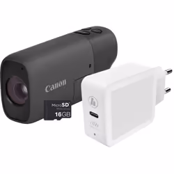 Canon PowerShot ZOOM, appareil photo compact monoculaire à téléobjectif, kit essentiel, blanc, 12,1 MP, 4000 x 3000 pixels, 1 ...