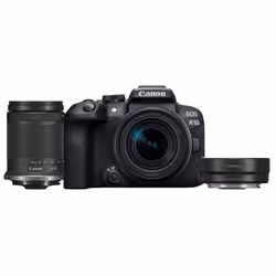 Canon EOS R10 + RF-S 18-150mm F3.5-6.3 IS STM + EF- R, 24,2 MP, 6000 x 4000 pixels, CMOS, 4K Ultra HD, Écran tactile, Noir