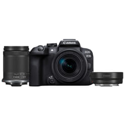 Canon EOS R10 + RF-S 18-150mm F3.5-6.3 IS STM + EF- R MILC 24,2 MP CMOS 6000 x 4000 pixels Noir
