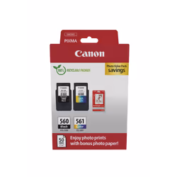 Cartouche d'encre CANON PG560/CL561 + Papier