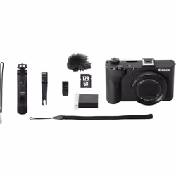 Canon PowerShot V1 Premium Vlogger Kit 1/4" Appareil-photo compact 22,3 MP CMOS 5760 x 3840 pixels Noir - Vue supplémentaire 5