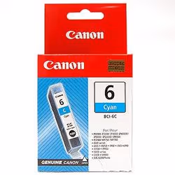 Canon Ink-jet BCI-6C Cyan, Original, Cyan, Impression à jet d'encre