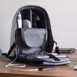 XD-Design Bobby Hero XL sac à dos Noir, Gris mousse, Polyéthylène téréphthalate (PET) - Vue supplémentaire 14