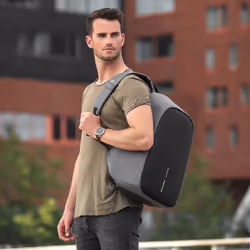 XD-Design Bobby Hero XL sac à dos Noir, Gris mousse, Polyéthylène téréphthalate (PET) - Vue supplémentaire 15