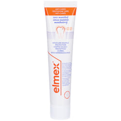 Dentifrice - Elmex - Compatible Homéopathie - Sans Menthol - 75ml - Fluorure damines Olafluor