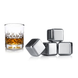 Vacu Vin 8714793186033 glaçon-pierre refroidissante pour boissons Pierre réfrigérante Acier inoxydable