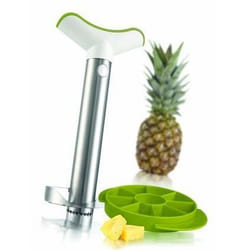Vacu Vin 149413 trancheuse Manuel Acier inoxydable, Blanc Plastique, Acier inoxydable
