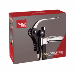 Vacu Vin 66514606 tire-bouchon Noir, Argent
