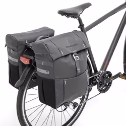 Sacoche vélo - Newlooxs - Vigo - 37 litres - Gris - 310x400x150mm