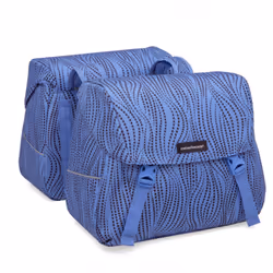 Sacs à vélo double Joli Alma sac double 37 litres déperlant bleu - New Looxs