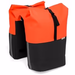 Sacoche de vélo - NEW LOOXS - MIK Nyborg - Imperméable - Rouge - Charge max 10 kg