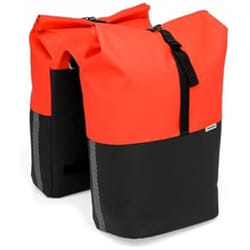 Sacoche de vélo - NEW LOOXS - MIK Nyborg - Imperméable - Rouge - Charge max 10 kg