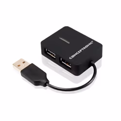 Conceptronic Travel 4 Ports USB Hub - Vue supplémentaire 2