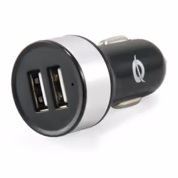 Conceptronic CUSBCAR2A, Auto, Allume-cigare, 5 V, Argent