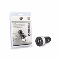 Conceptronic CUSBCAR2A chargeur d'appareils mobiles Tablette Argent Allume-cigare Auto - Vue supplémentaire 5