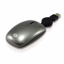 Conceptronic CLLM3BTRV, Ambidextre, Optique, USB Type-A, 800 DPI, Noir, Gris