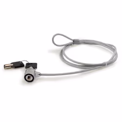 Conceptronic CNBSLOCK15, 1,5 m, Clé ronde, Argent