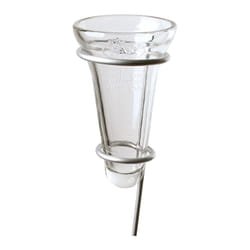 Esschert Design - Pluviomètre en zinc - Transparent/Argenté - l 12 x p 12 x h 132,5 cm - Livraison gratuite