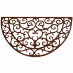 Esschert Design LH37, Paillasson décoratif, Extérieure, Demi-rond, Bronze, Monochromatique, 2,3 cm
