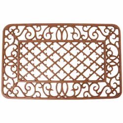 Esschert Design LH45, Paillasson décoratif, Extérieure, Rectangulaire, Marron, Monochromatique, Fer