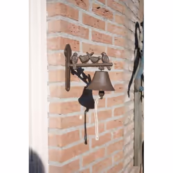 Esschert Design DB22 Kit de sonnette de porte Marron