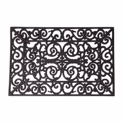 Esschert Design RB06, Paillasson caoutchouc, Extérieure, Rectangulaire, Noir, Monochromatique, Caoutchouc