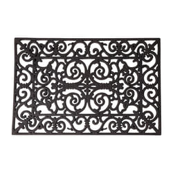 Esschert Design RB06 paillasson Paillasson caoutchouc Extérieure Rectangulaire Noir