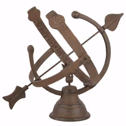 Esschert Design Sundial, 1 pièce(s), Fer, Marron, 347 mm, 265 mm, 1,84 kg