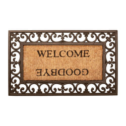 Esschert Design RB12 paillasson Paillasson caoutchouc Extérieure Rectangulaire Marron