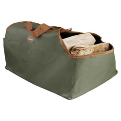 Esschert Design - Sac à buches marron et vert kaki