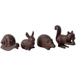 Esschert Design - Animaux du jardin en fonte (Lot de 4)