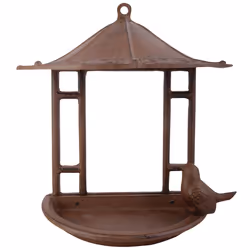 Esschert Design FB203 mangeoire pour oiseau Couleur rouille Fonte Support