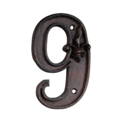 Esschert Design DB62-9 lettre et chiffre décoratifs Chiffre décorative