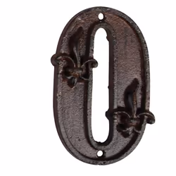 Esschert Design DB62-0, Chiffre décorative, Fonte, Marron, 1 pièce(s)